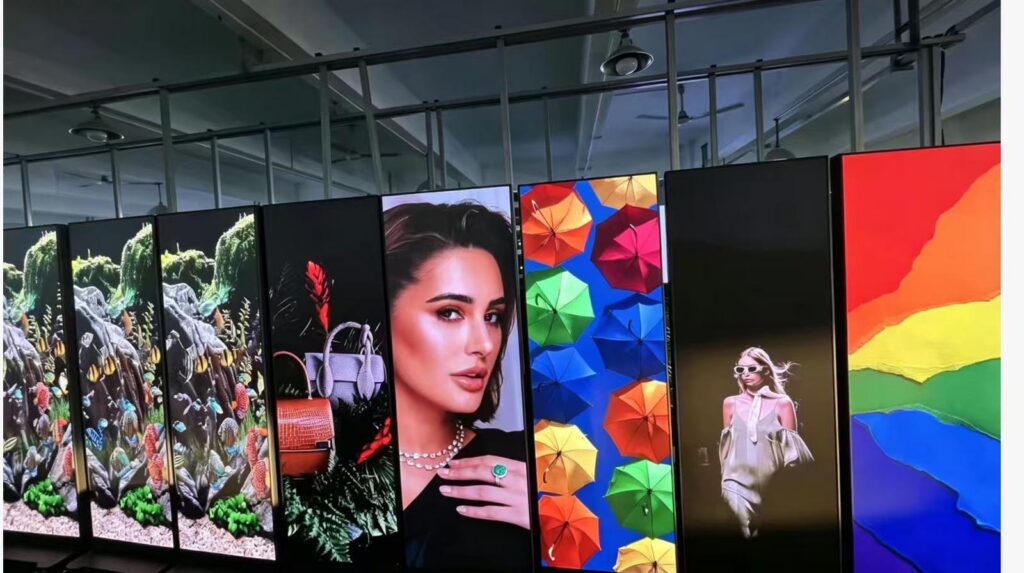 LED poster de Maxled à l’intérieur d’un magasin